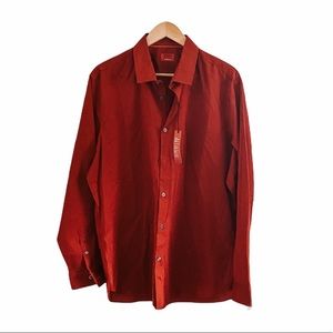 Alfani Slim Fit Stretch Button Down Men's Shirt